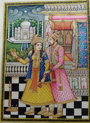  The Lamentation of Shah Jahan – A Miniature of Mughal Majesty and Heartbreaking Grief